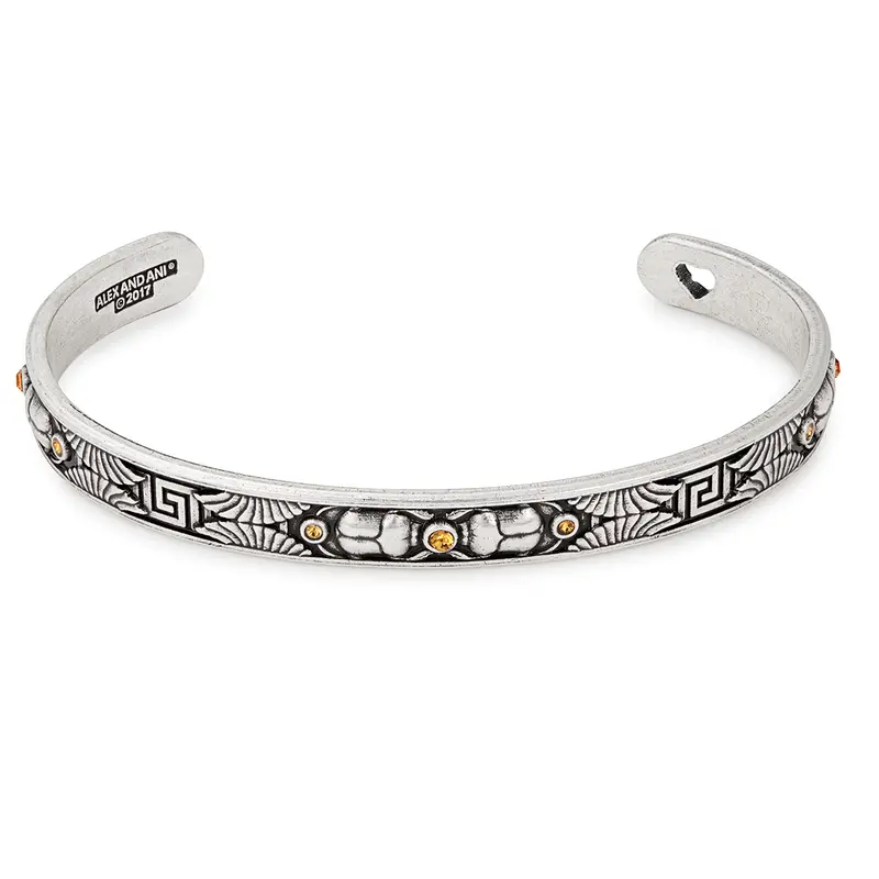 Ancient Scarab-Inspired Cuff Bracelet