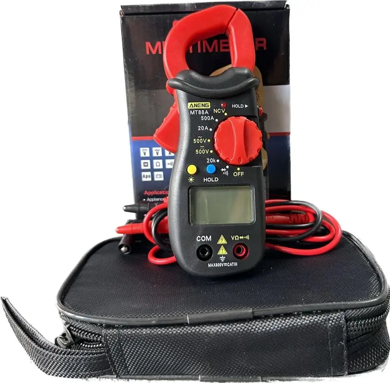 Aneng MT88A Clamp Meter – Dual-Range AC Current Measurement (20A / 500A)