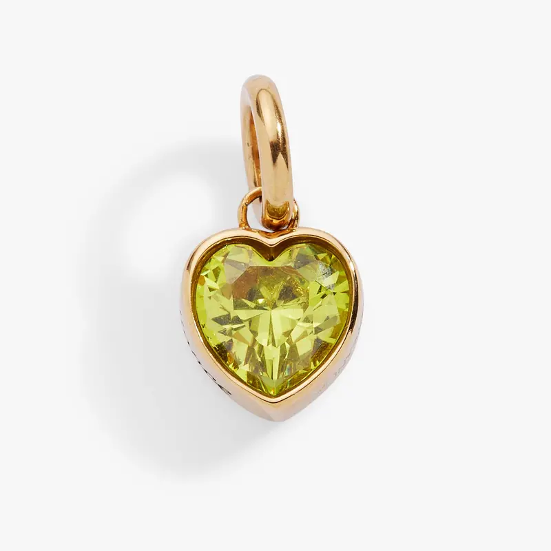August Birthstone Heart Charm – ‘Radiance’ Theme