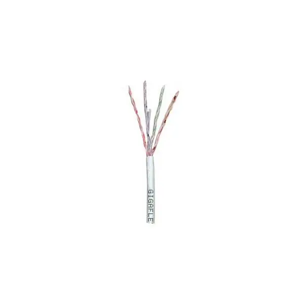 Belden 2412 White CMR-Rated Cat 6 Riser Cable (23 AWG, 4-Pair, 350 MHz)