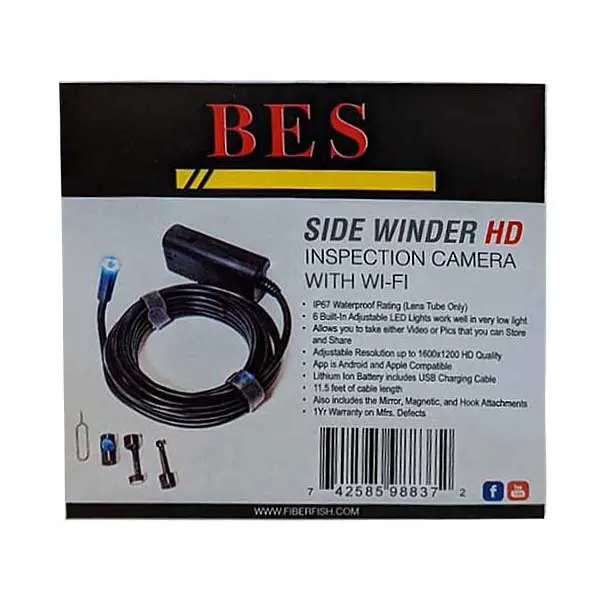 BES FIB-SW-CAM HD Wi-Fi Side-Winder Inspection Camera