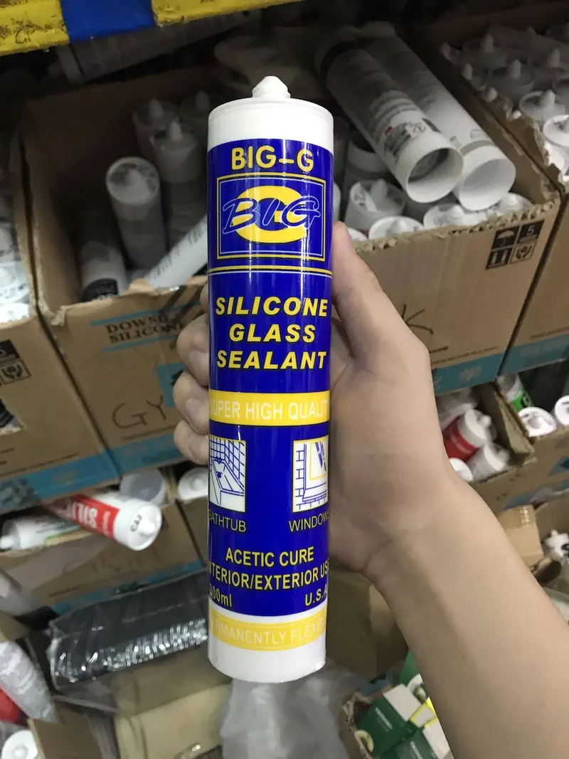 Big G Neutral-Cure Silicone – 310ml, Dual-Color Range (White & Clear)