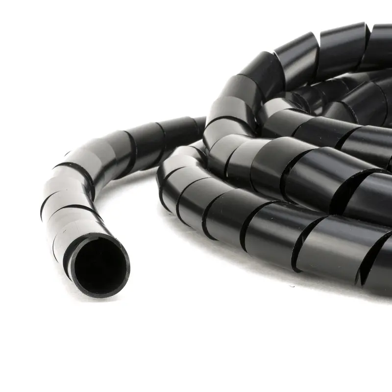 Black 3/4-Inch Flexible Spiral Wrap – Sold by the Foot