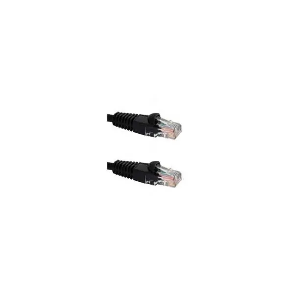 Black Cat5e Booted Ethernet Patch Cable – 50 Feet