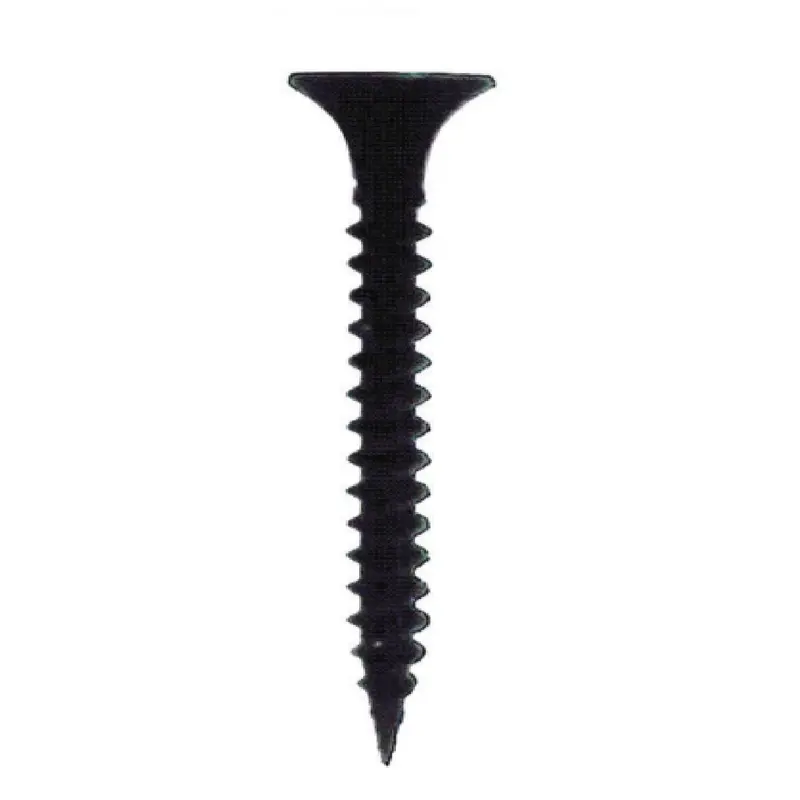 Black-Coated Drywall Screws – Assorted Sizes (3/4″–3″), Packaged in Box