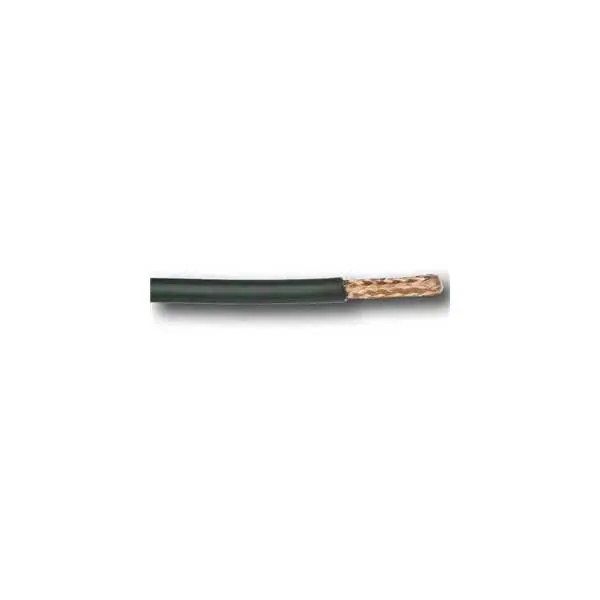 Black RG59/U PVC-Coated Coaxial Cable – Sold Per Foot