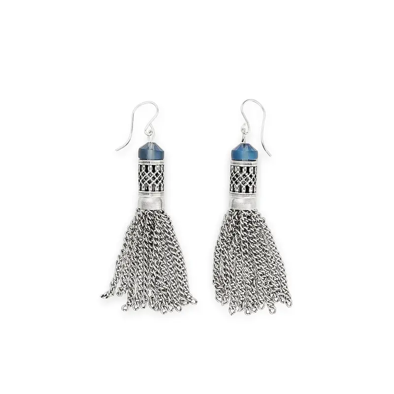 Boho Tassel Hook Earrings – Lightweight, Flowing Statement Jewelry