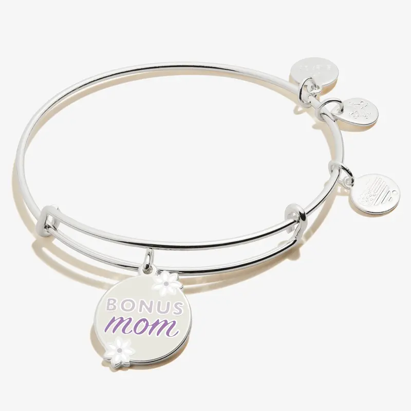 ‘Bonus Mom’ Appreciation Charm Bangle