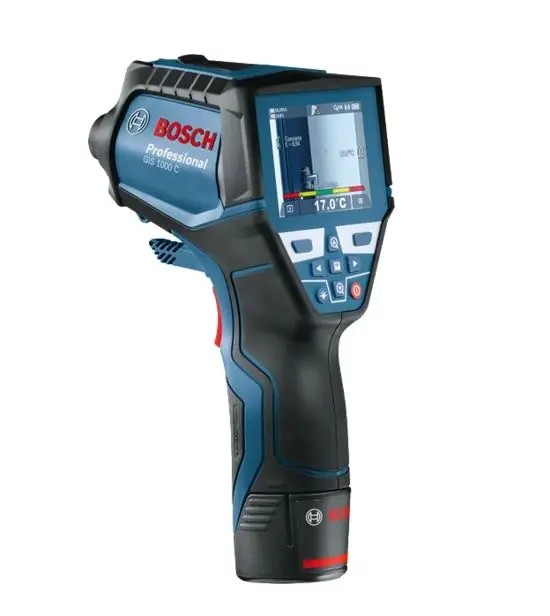 Bosch B-GIS1000C Professional Thermal Imaging Detector – Non-Contact Temperature & Moisture Analysis