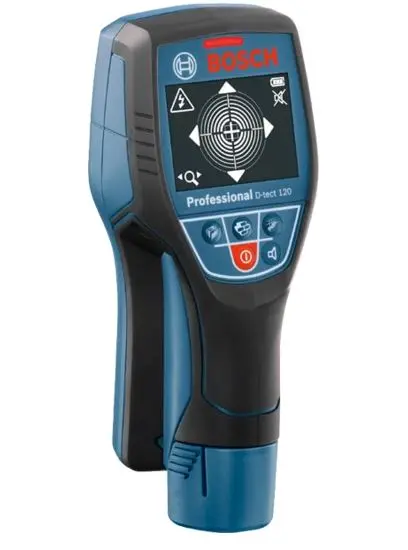 Bosch D-TECT 120 Multi-Functional Detector | Wall Scanner for Metal, Wood & Live Wires