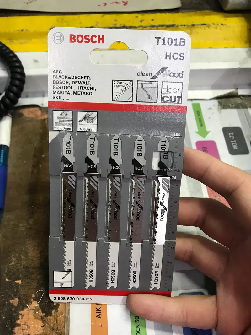 BOSCH T101B Jigsaw Blade – Basic Bimetal Blade for General Use