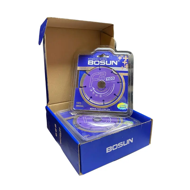 Bosun 4-Inch F2AB Diamond Cutting Blade – Abrasive Red Segment, Wet/Dry Use | DB-F2AB