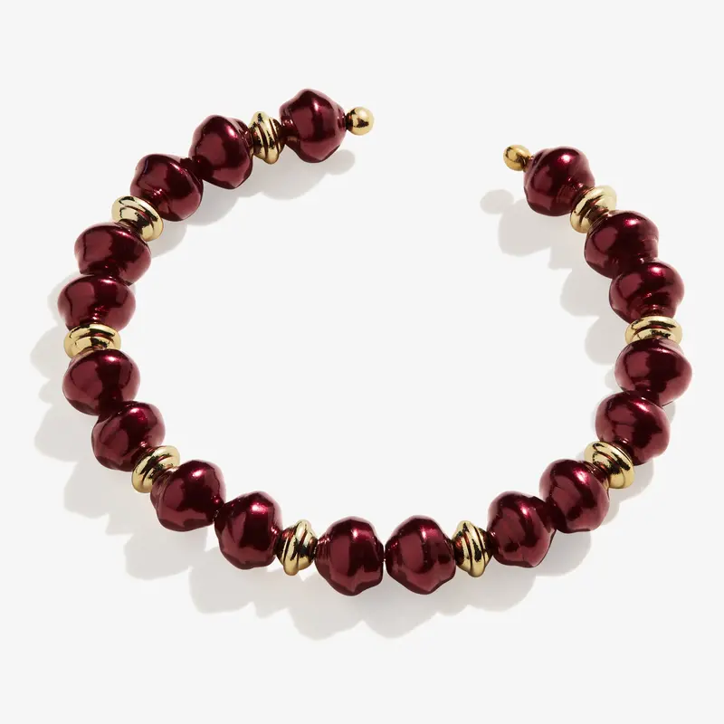 Burgundy Sea Sultry Cuff Bracelet