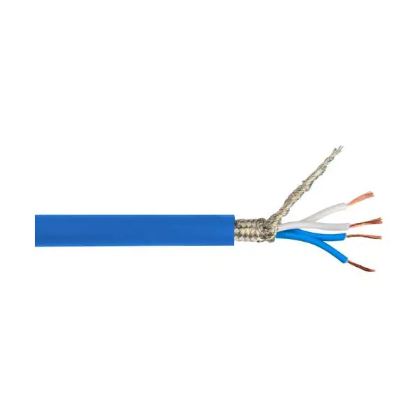 Canare L-4E6S-6 Star-Quad Mic Cable – Blue, Sold by the Foot