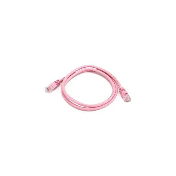 Cat 5e Pink Patch Cable – 7 ft, High-Quality Ethernet