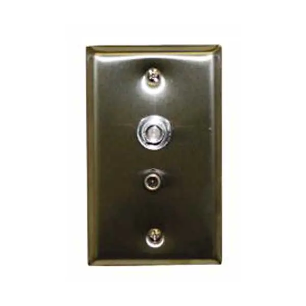 CCTV Dual-Function Wall Plate – Video + 12V DC Power Distribution