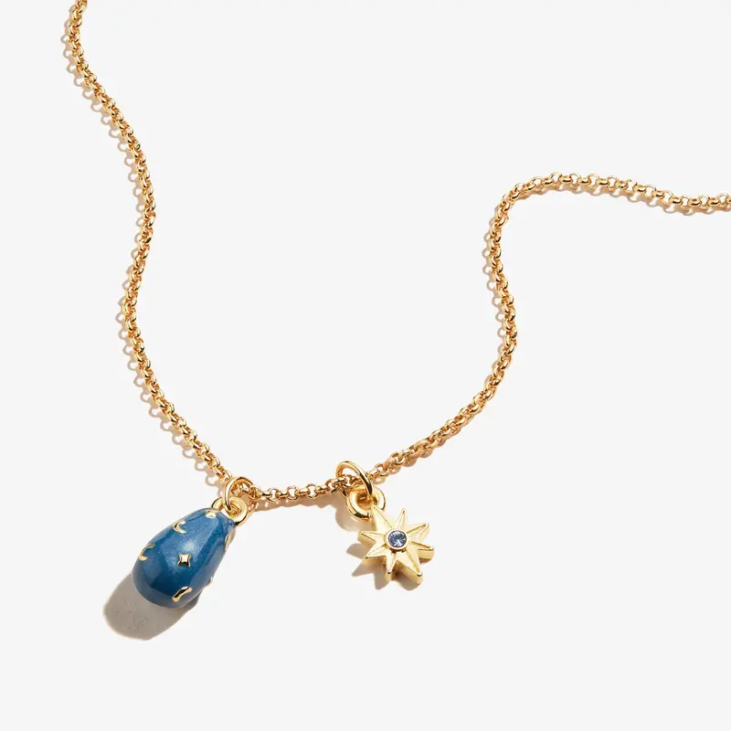 Celestial Starburst Dual Charm Pendant