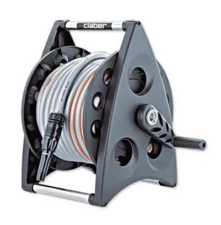 Claber Kiros 30-Meter Premium Garden Hose Reel System
