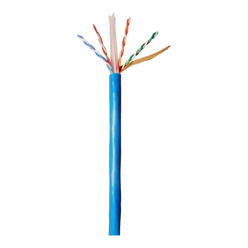 Commodity Cables CAT6a U/UTP Blue PVC Cable – 23AWG, 4-Pair, 10Gbps Rated (Sold by Foot)