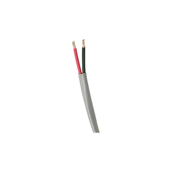 Condumex 656018-1K 16AWG Stranded Copper Cable – 2-Conductor PVC Jacket, 1000ft Grey Spool