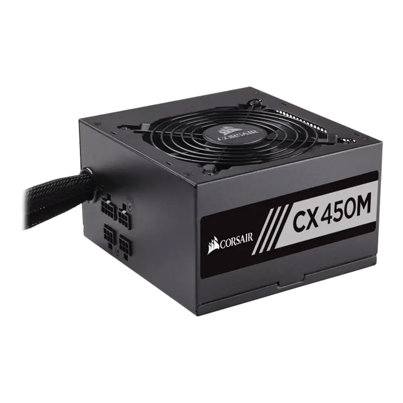 CORSAIR CX450M 450W ATX Modular Power Supply – 80 PLUS Bronze Certified