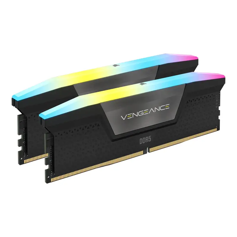Corsair Vengeance RGB DDR5 Memory Kit – 32GB (2x16GB), 6000MHz, CL40, CMT