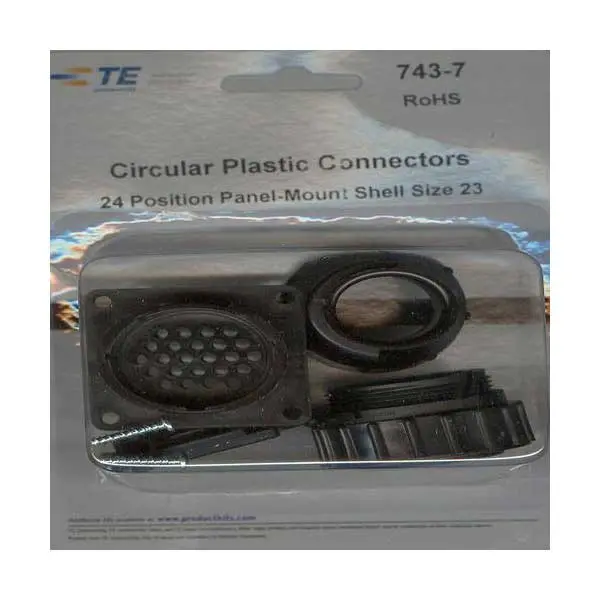 CPC AMP Series 1 Heavy-Duty Panel-Mount Circular Connector Assembly