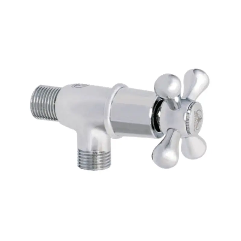Cross-Handle Q-Turn Shower Tap with Flange Mount – Model SHOWY-2658N