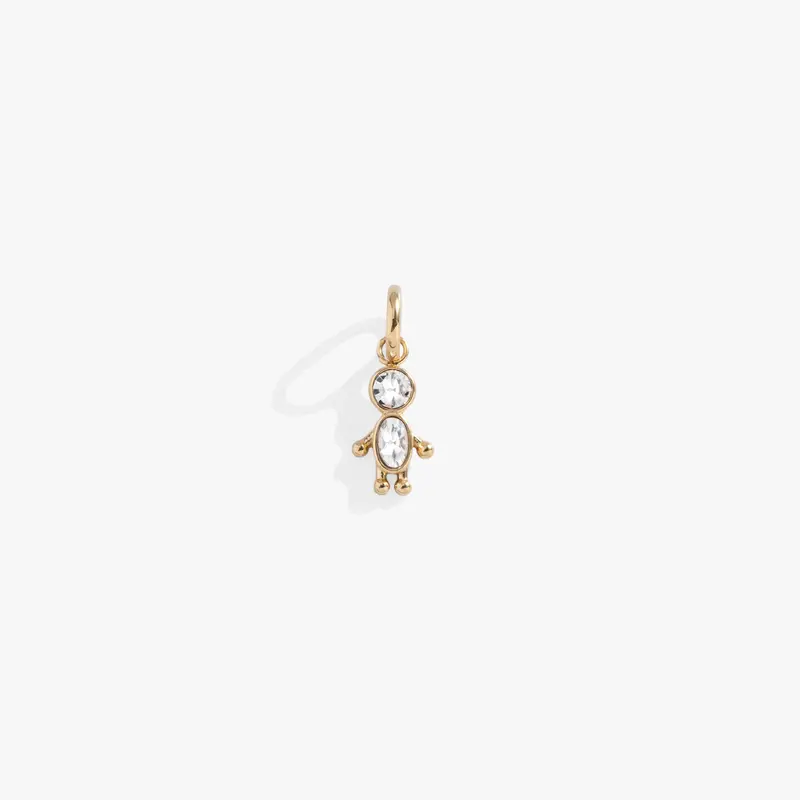 Crystal Boy Charm – Whimsical Interchangeable Keepsake