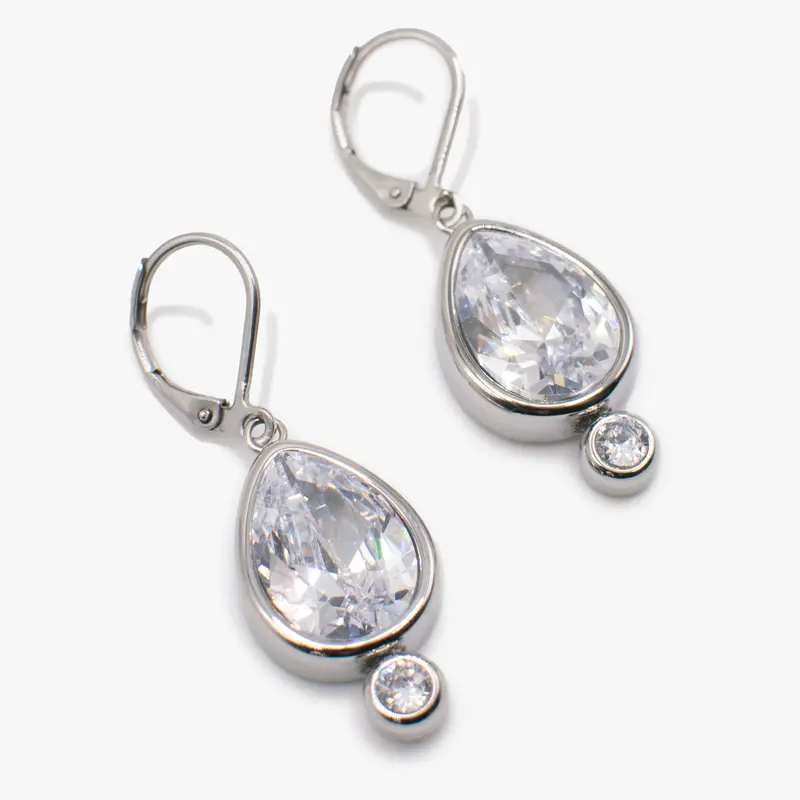 Crystal Drop Earrings – Sparkling Dangle Design