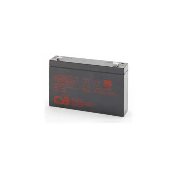 CSB 6V 9Ah Sealed Lead-Acid Battery – F2 Terminals
