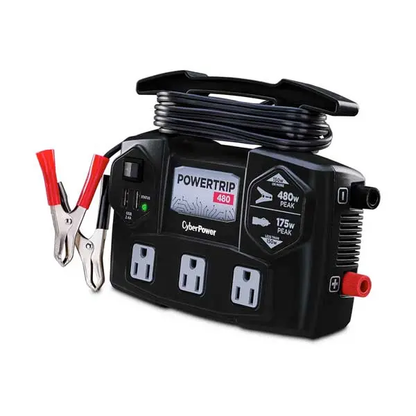 CyberPower CPS480TG2UB 480W Pure Sine Wave Power Inverter with AC Outlets & USB Ports