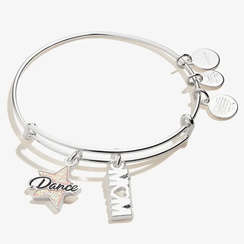 Dance-Inspired ‘Mom’ Dual-Charm Bangle