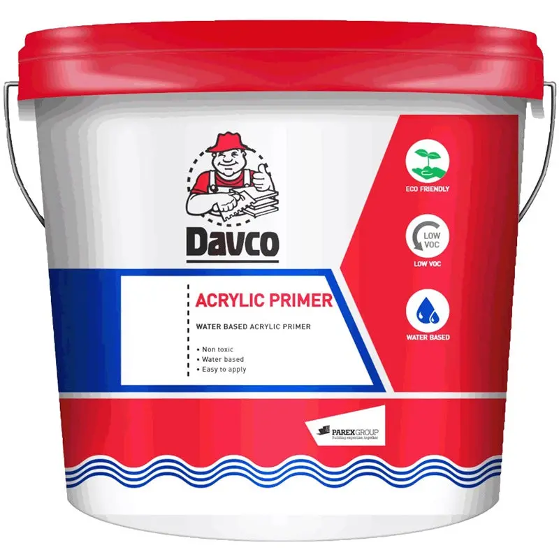 Davco Acrylic Primer – Water-Based Base Coat for Smooth Paint Adhesion