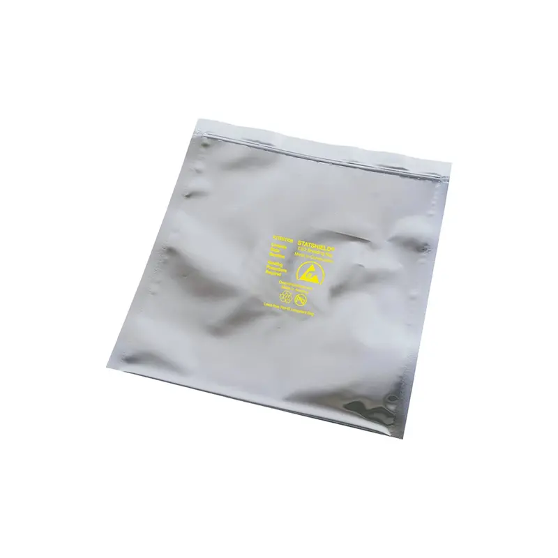Desco Statshield 5″ × 5″ ESD-Safe Metal-In Antistatic Zipper Bag for Sensitive Electronics