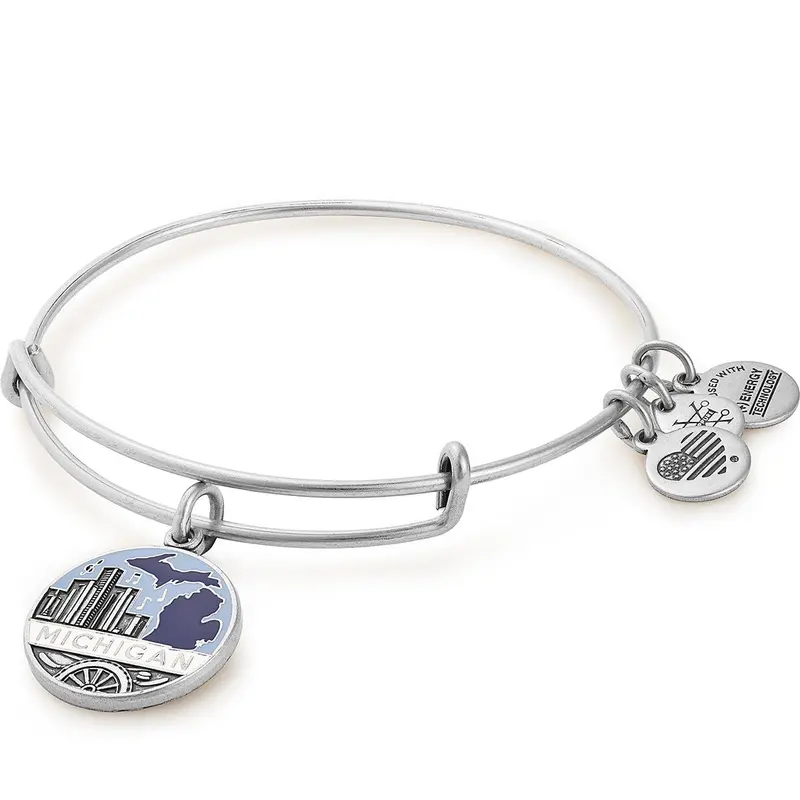 Detroit & Great Lakes Dual Charm Bangle