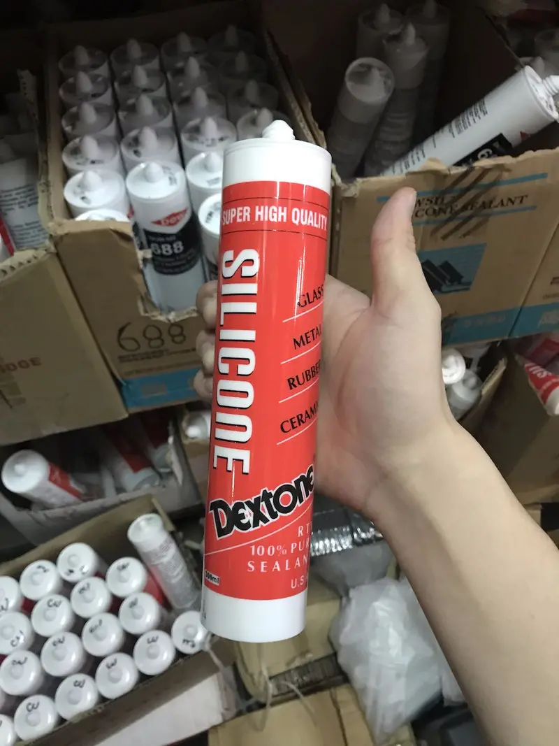 Dextone All-Purpose Silicone Sealant – 300ml, Compatible with Common Building Materials