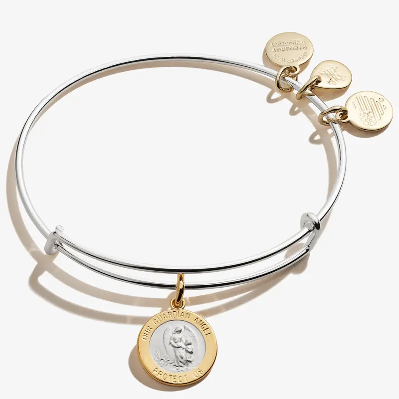 Divine Protector Angel Charm Bangle