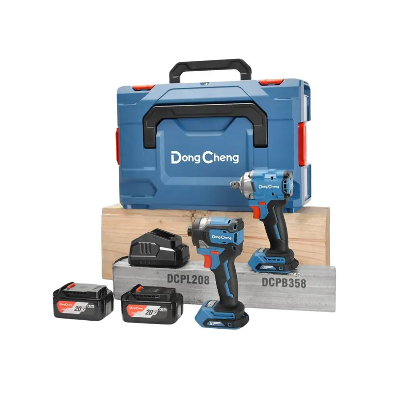 Dongcheng 20V Cordless Impact Wrench & Driver Combo Kit (No Warranty) | D-DCKIT29EK