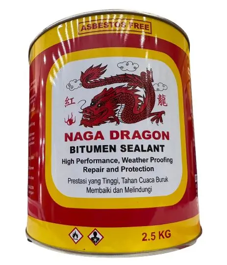 Dragon Black Bituminous Plaster – 2.5 kg Tin (AK Series)