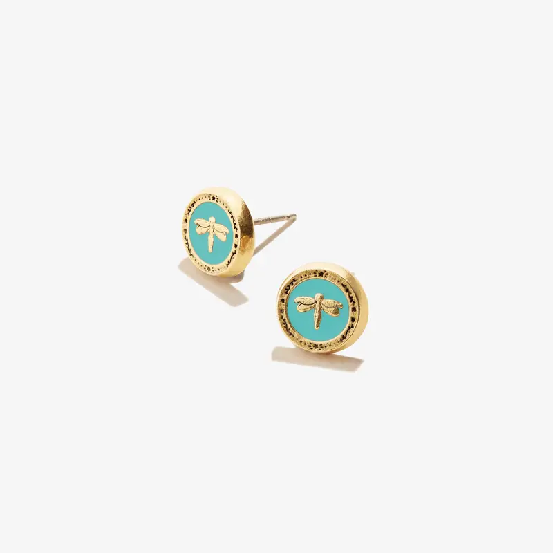 Dragonfly Stud Earrings – Nature-Inspired Silver Pair