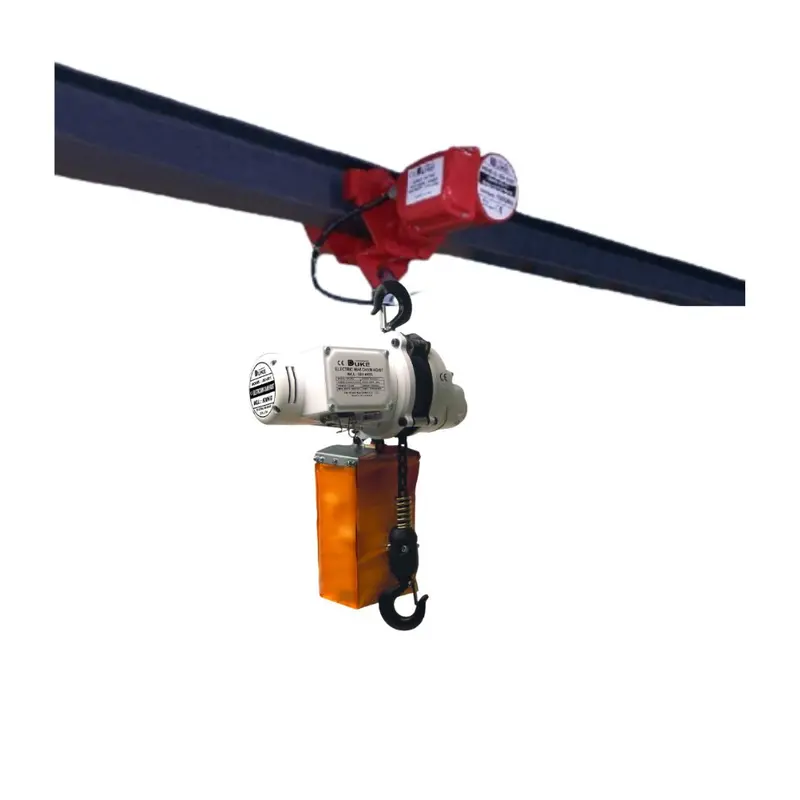 Duke WIN-DU901+DU102C 500kg 6-Meter Compact Electric Chain Hoist with Trolley