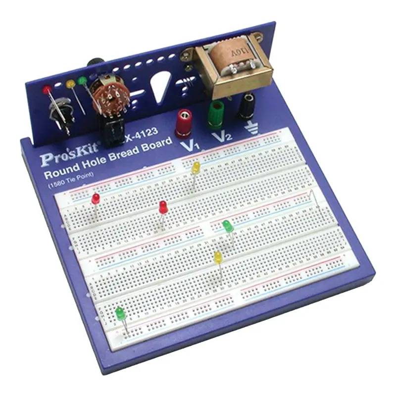 Eclipse Tools 900-248 Round-Hole Breadboard – 1580-Tie Point Prototype Board