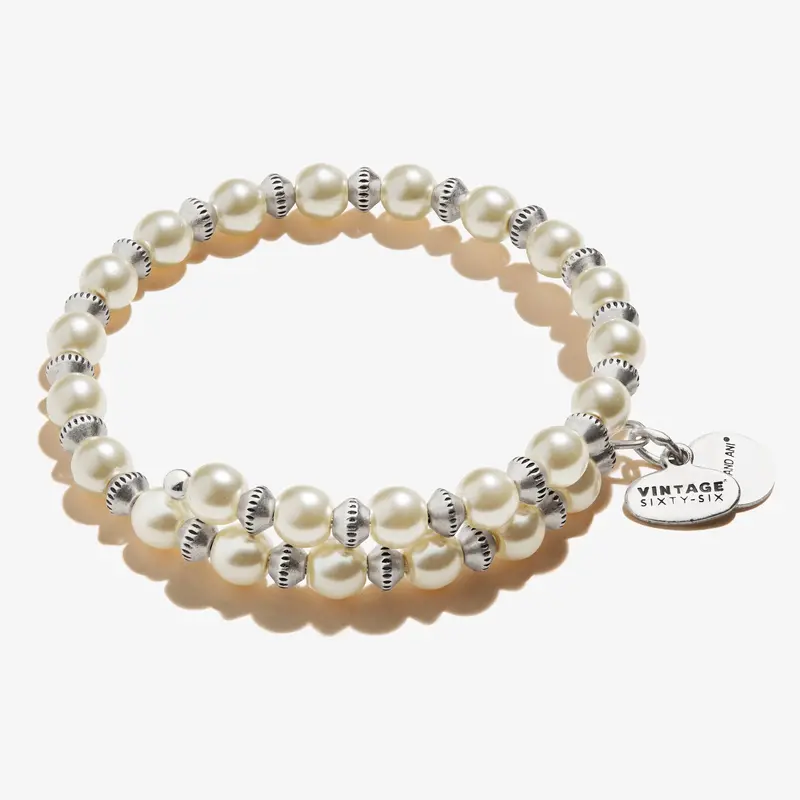 Elegant Pearl Wrap Bracelet