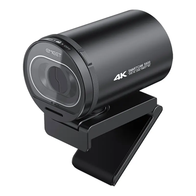 EMEET SmartCam S600 – 4K UHD 60FPS Streaming Webcam with USB-C & Rapid Autofocus