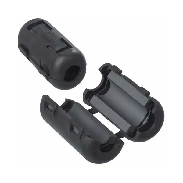 EMI Suppression Clamp-On Ferrite Core – Snap-On Noise Filter