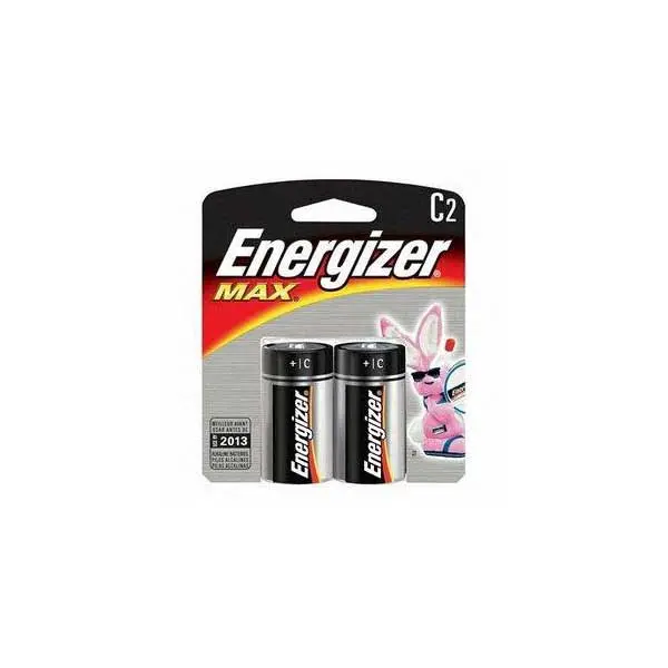 Energizer MAX C Alkaline Batteries – 2-Count Pack