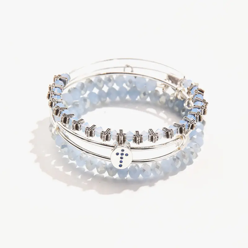 Faith & Hope Manifestation Bangle Set (3-Piece)