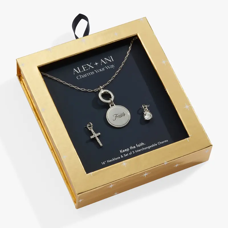 Faith-Themed Mix-and-Match Charm Necklace Set