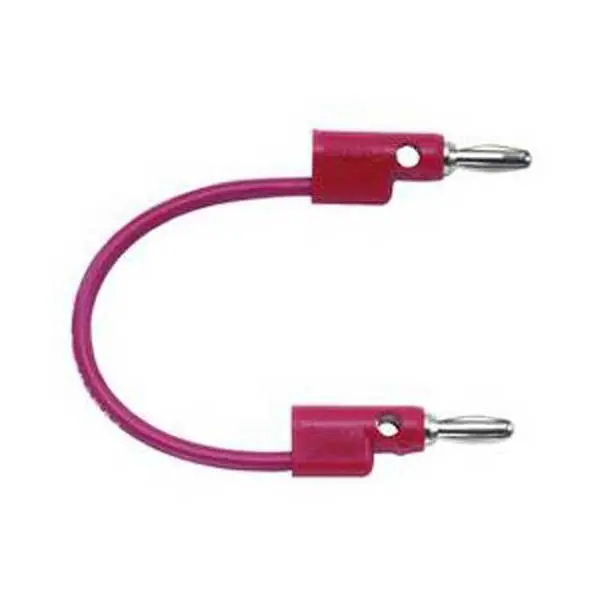 Fluke 12-Inch Red Banana Plug Test Lead – Precision-Molded, Low-Resistance